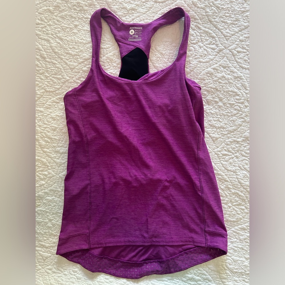 Purple Bontrager Vella Cycling Biking Tank Sleeveless Jersey Shirt, M